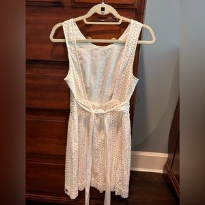 Adorable white summer dress